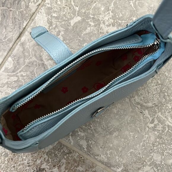 Persaman New York Genuine Italian Leather Bag, Brittany in Blue, NWT - Picture 9 of 11